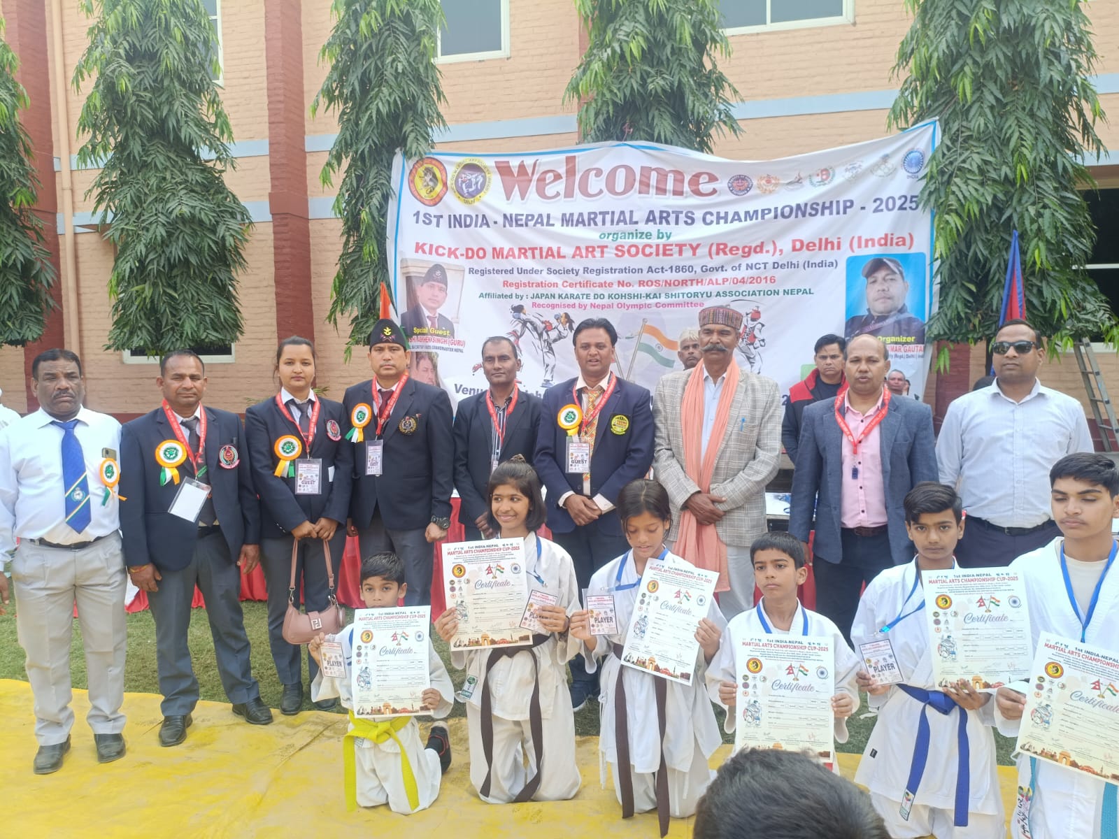 1st Indo Nepal Martial Arts Championship 2025 A Proud Moment for Our Team